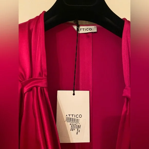 THE ATTICO DRESS WORN 1 TIME. FUCHSIA COLOR